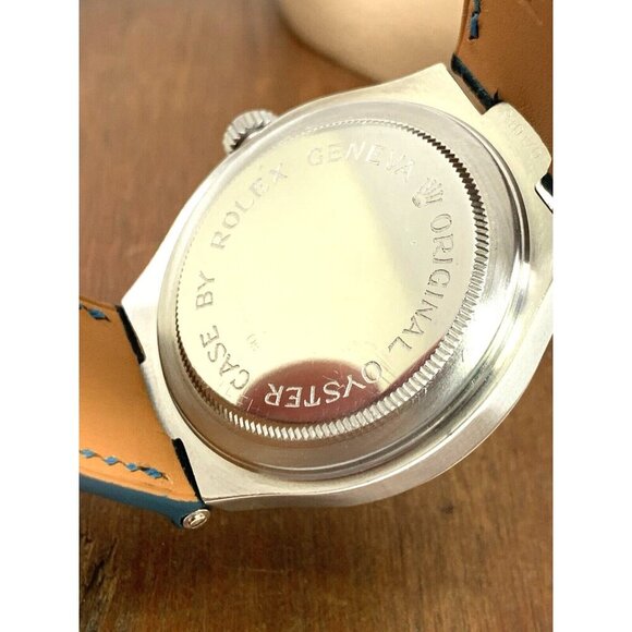 Tudor Mens Watch 9101/0 Vintage Prince Oysterdate Swiss Automatic Blue Dial 38mm - Picture 5 of 13